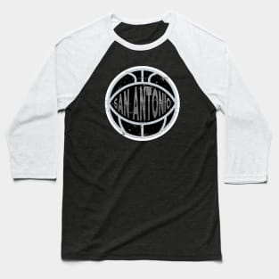 San Antonio Basketball 2 Baseball T-Shirt